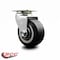 Service Caster 4 Inch Rubber on Aluminum Wheel Swivel Caster with Roller Bearing SCC SCC-20S420-RAR - alternate 2